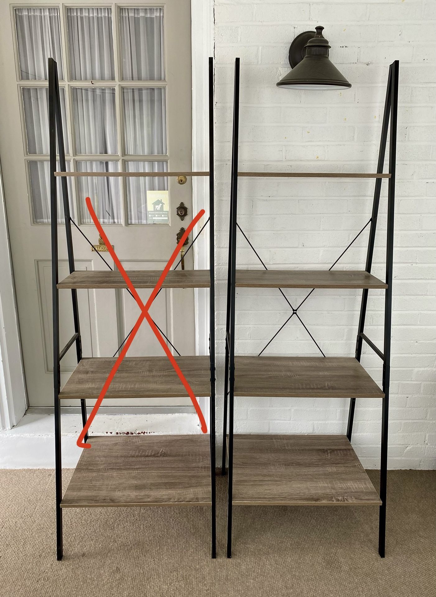 4-Tier Ladder Bookshelf
