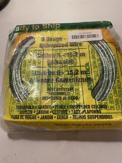 Galvanized Wire 9gauge 50ft