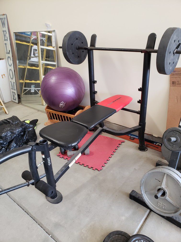 BENCH AND WEIGHTS 
