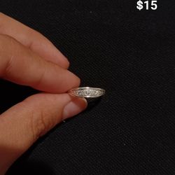 silver ring /anillo de plata