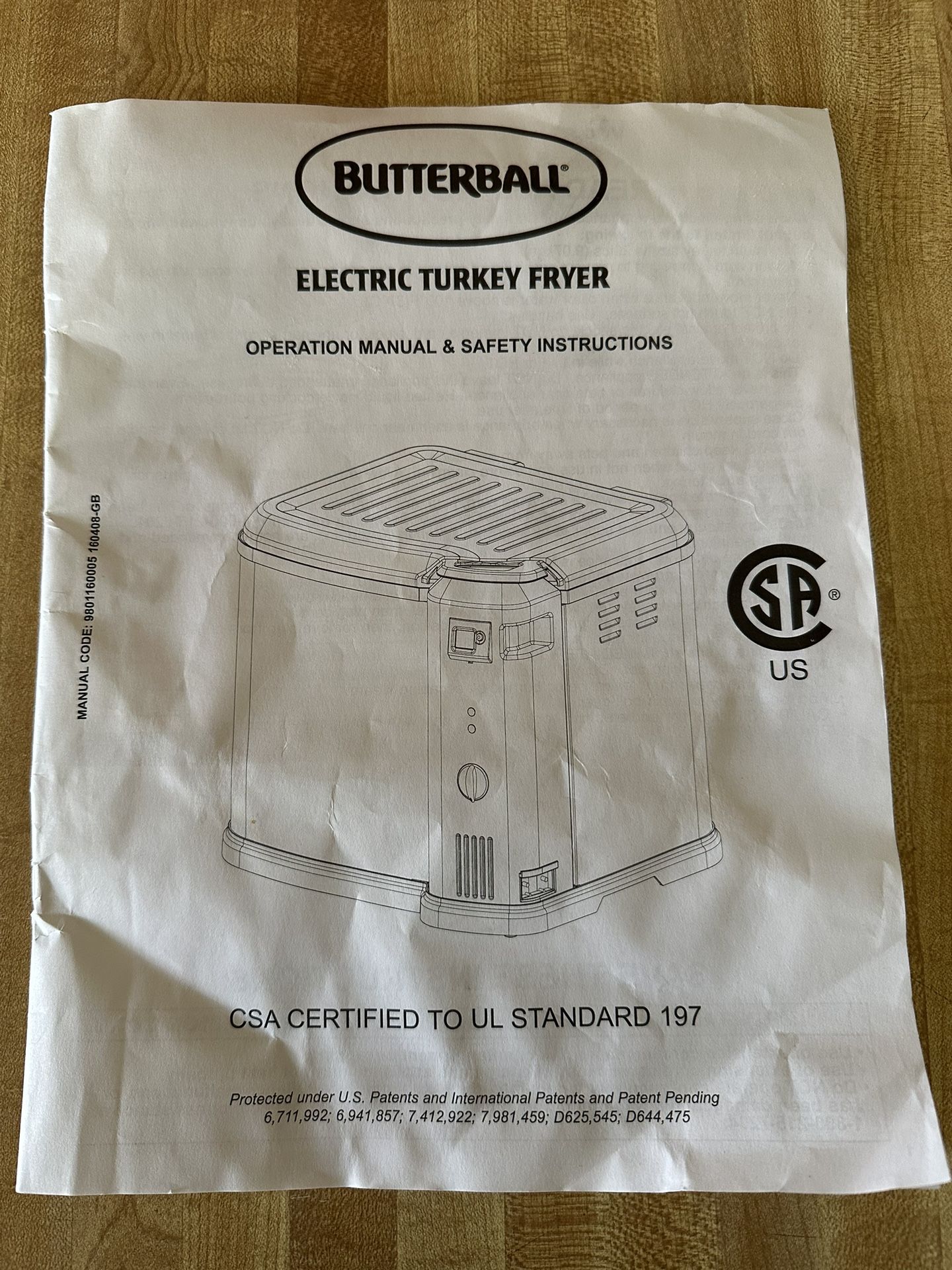 Butterball Electric  Turkey Fryer