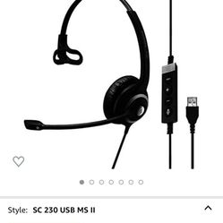 Sennheiser SC 240 USB MS II Headset - Perfect For Remote Workers 