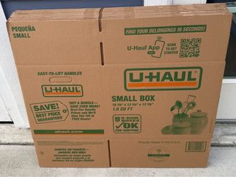 Brand new Uhaul moving boxes