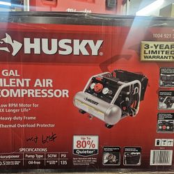 Husky 1 Gal Silent Air Compressor 