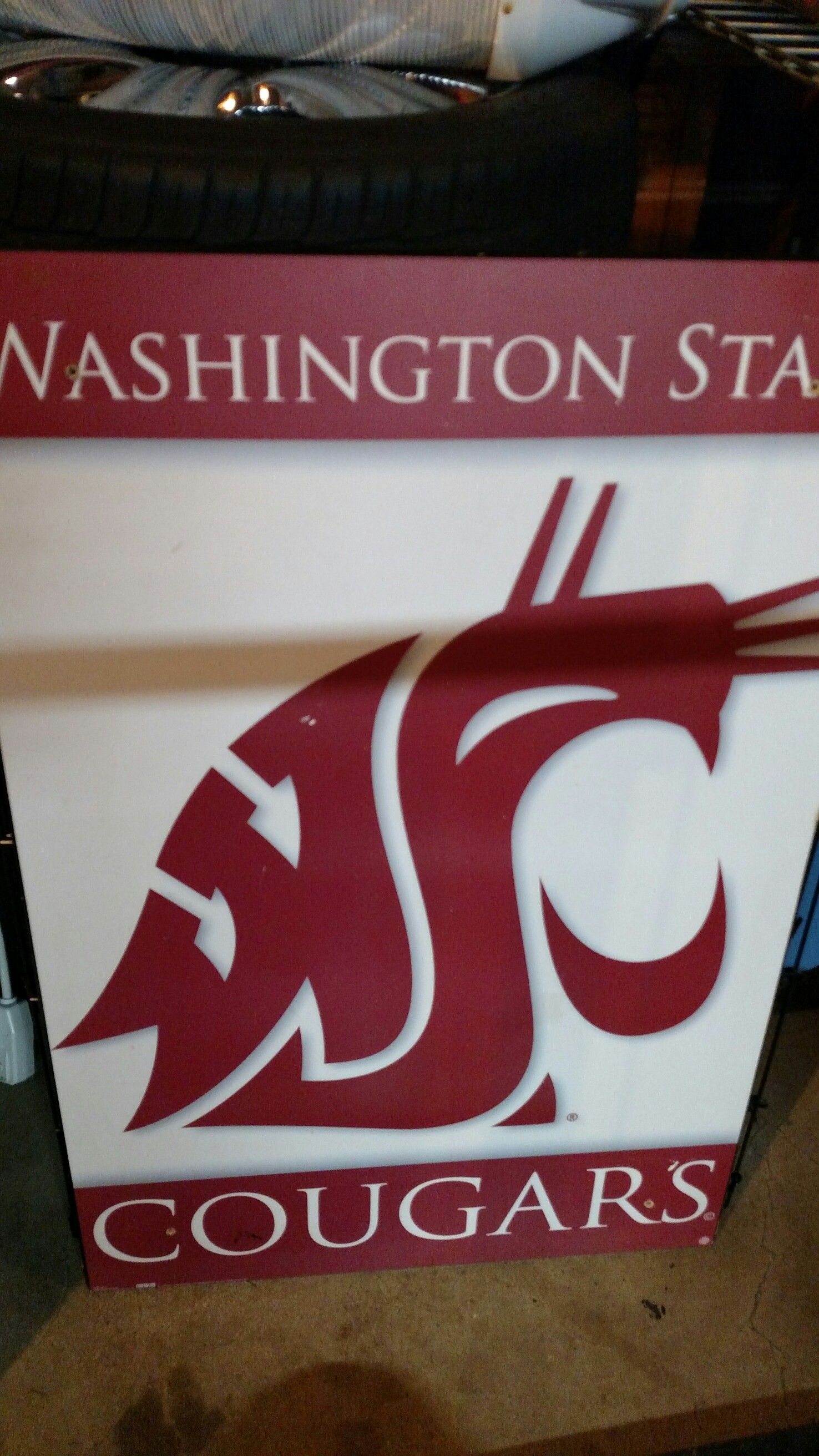 WSU Cougar poster/sign - Large