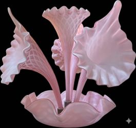 Rare Fenton Rosaline Pink Glass - Excellent Condition