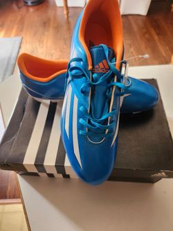 Adidas F5 TRX FG Soccer Cleats Men’s Size 10 Blue White F32747 New With Box