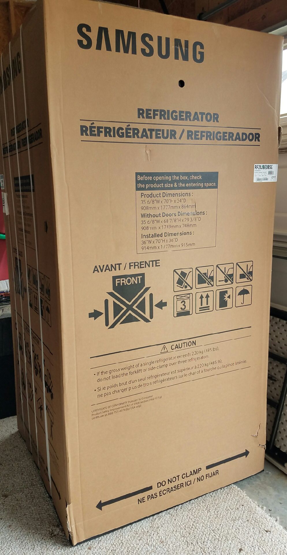 Samsung Refrigerator (New in Box)