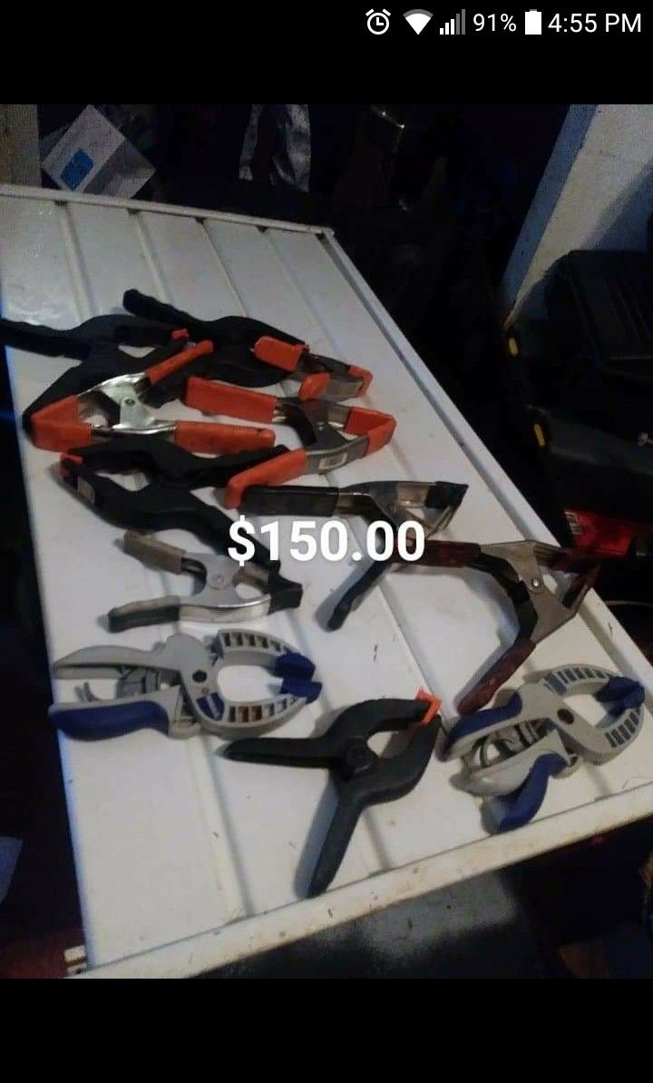 MEDIUM SQUEEZE CLAMPS