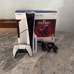 Ps5 Slim Disc 1TB With Controller And Box