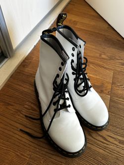 White Doc Martens Size 9