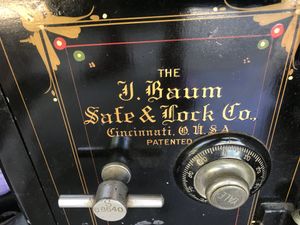 Early 1900 S Antique Safe From The J Baum Sage Lock Co Cincinnati Ohio Sold In New Beadford Massachusetts Rare For Sale In Redlands Ca Offerup
