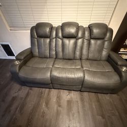 Power Reclining Sofa And Love Seat