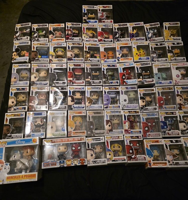 Funko Pop Collection – (60+ Pops)