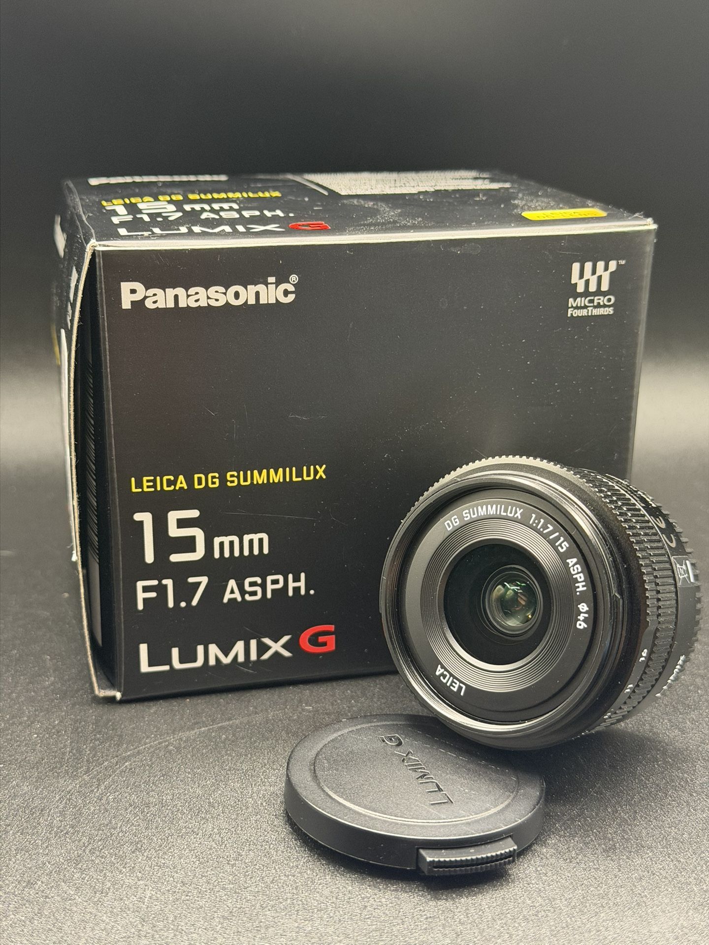 Panasonic LUMIX G Leica DG Summilux 15mm f/1.7 ASPH Micro Four Thirds Lens