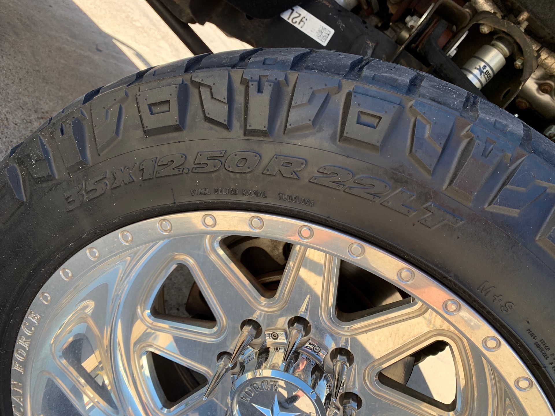 Used set of nitto ridge grappler 35x12 50 r22 for sale in dallas tx
