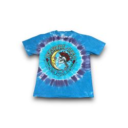 Grateful Dead 1989 fall tour liquid blue tie dye t-shirt 