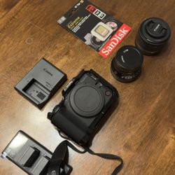 Canon R50 V w/ RF50mm Lens Bundle
