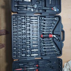 Mechanic Tool Set Toolbox Tool Box SEA Metric Socket Wrench auto car