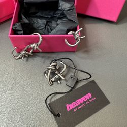 NEW Heaven By Marc Jacobs Barbed Wire Earring With Ear Cuffs Set (2 Sets)