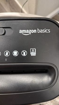 Amazon basics cross cut paper shredder