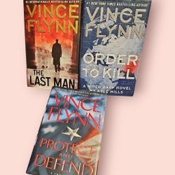 Book Bundle Set of (3) Vince Flynn Books
