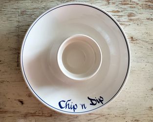 Vintage Clay Designs Chip & Dip Bowl