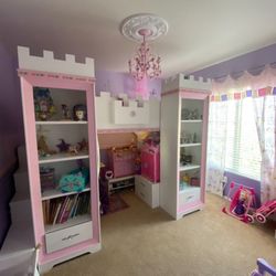 Twin Castle Bed! Girls Princess Dream Bedroom 