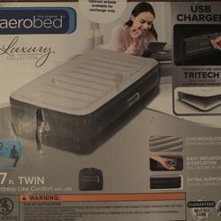 Aero Sport Inflatable Twin 17" Tritech Air Mattress