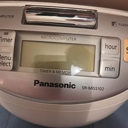 PANASONIC SR-MGS102, RICE COOKER