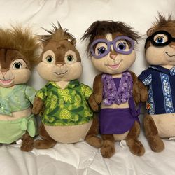 Chipmunks 4 Build A Bear Collection