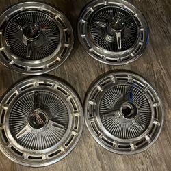 65/66 Original SS Hubcaps 14” $250.00