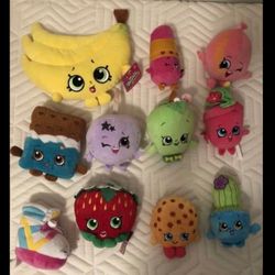 Shopkin stuffed animals new 22 Of Them Pick And Choose 
