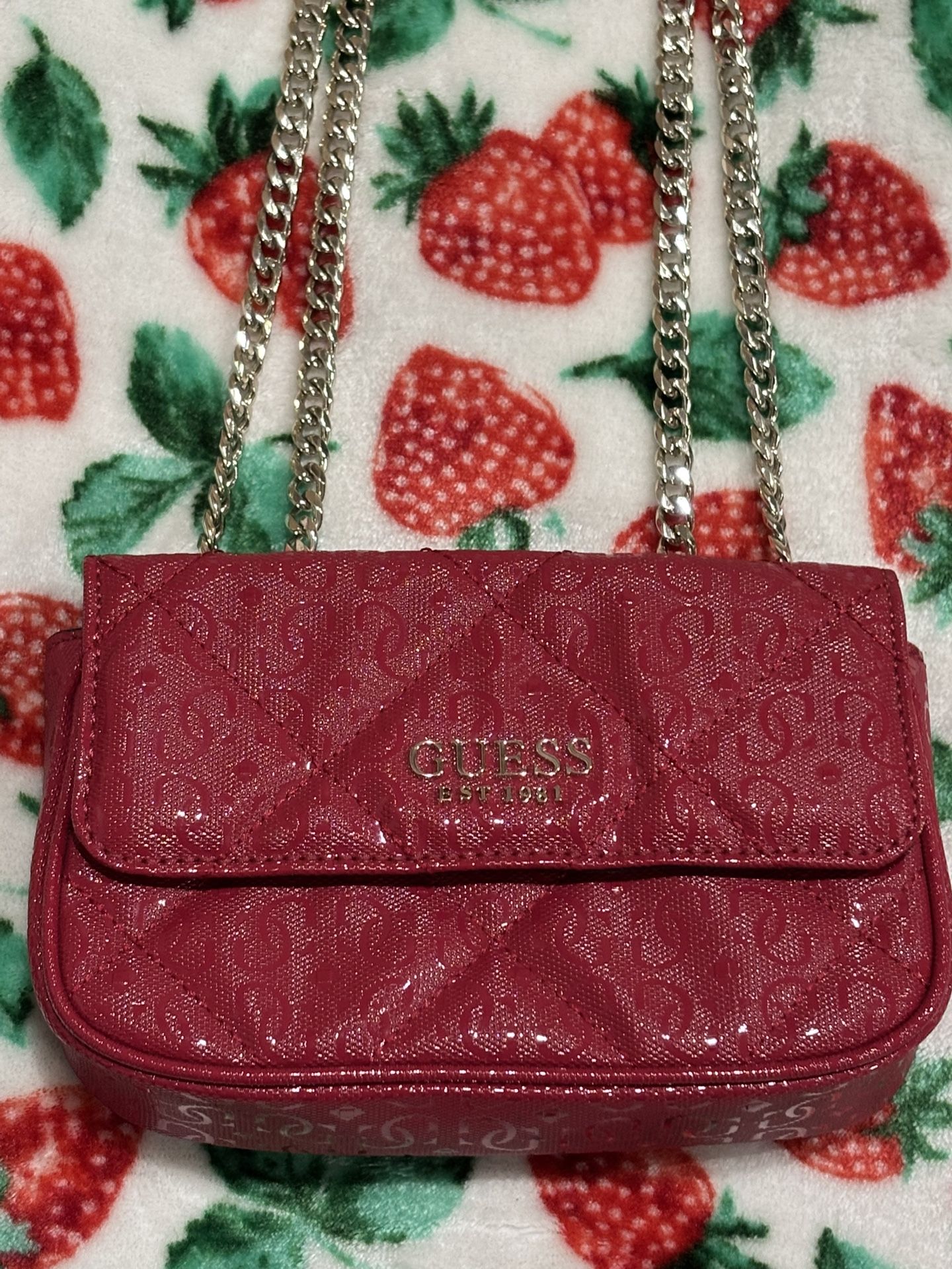 Guess Dilla Quilted Logo Micro Mini Bag