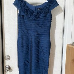 navy blue women's dress size 10