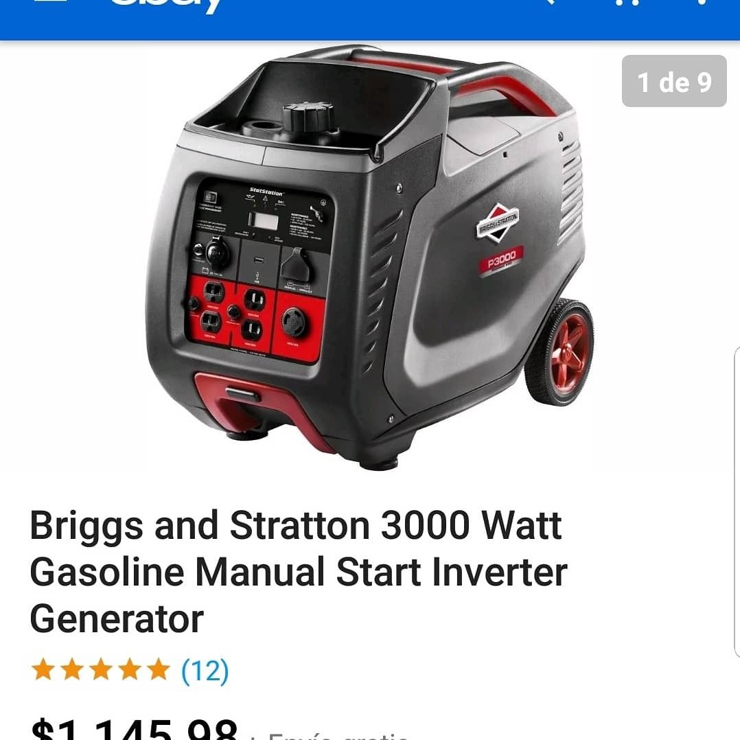 3000 watts brigg and Stratton generator $890