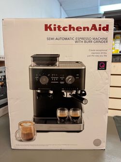 KitchenAid Semi Automatic Espresso Machine with Burr Grinder