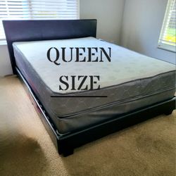 NEW QUEEN-SIZE MATTRESS & BOX SPRING - 2PC