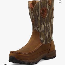 Twisted X Men's 11" Pull On Soft-Toe Hiker Boot for Hiking, Work, and Hunting 130$ final sale