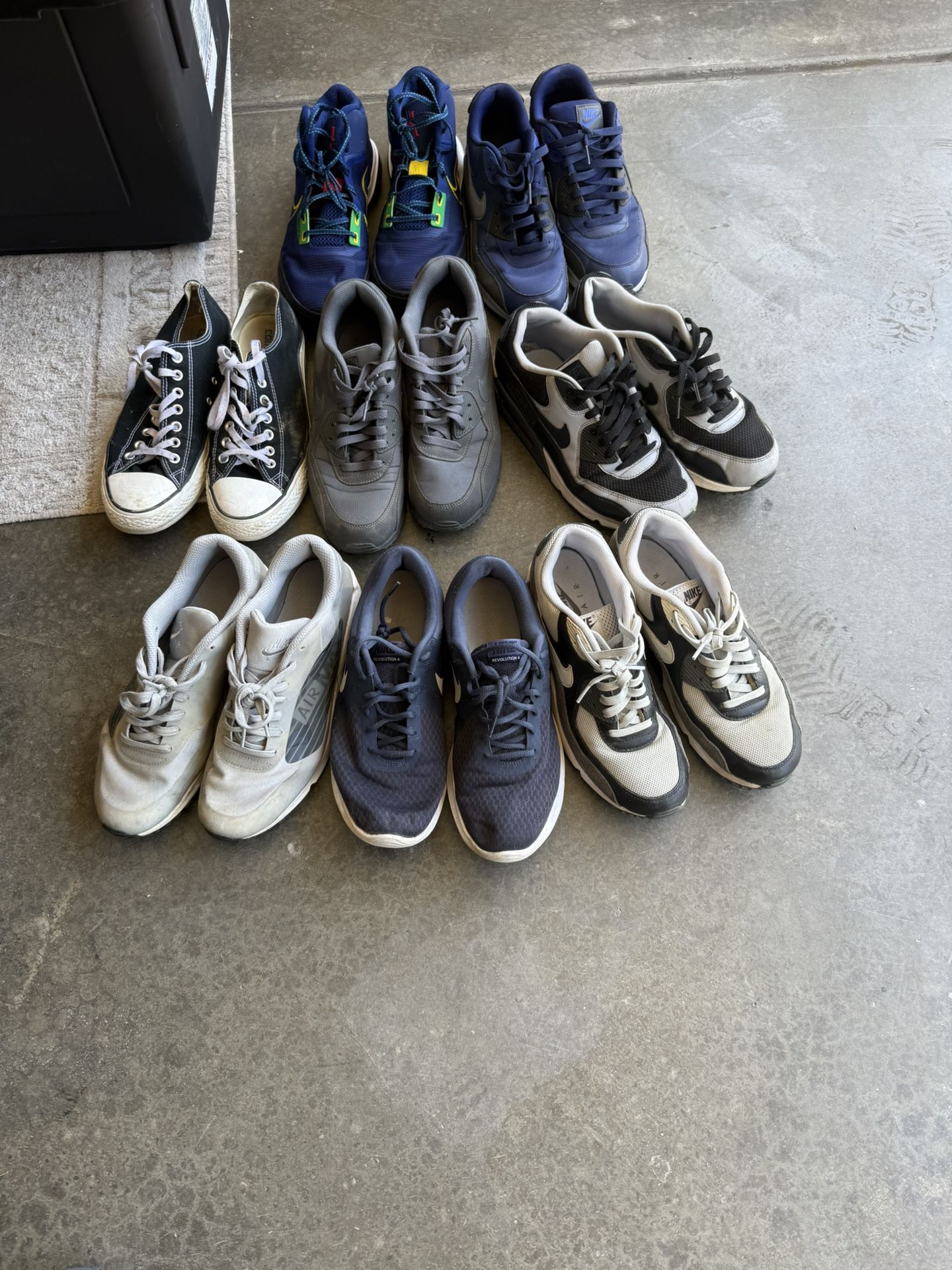 Adult Nike Shoes And Exercise Equipment