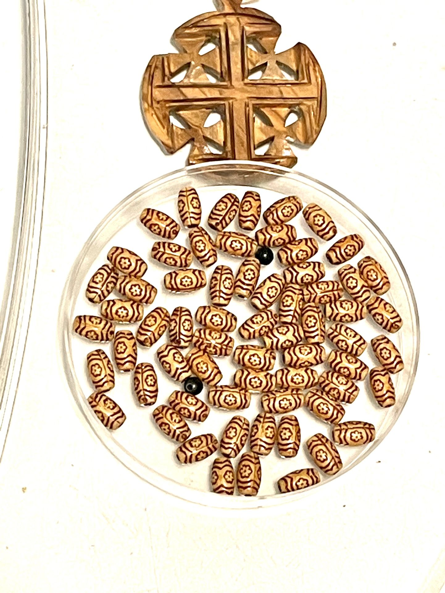 Celtic Pendant & Jamaican Beads