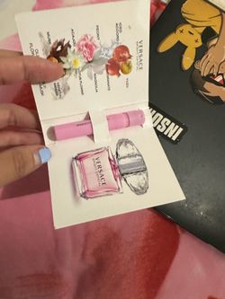 Versace bright crystal travel atomizer sample card