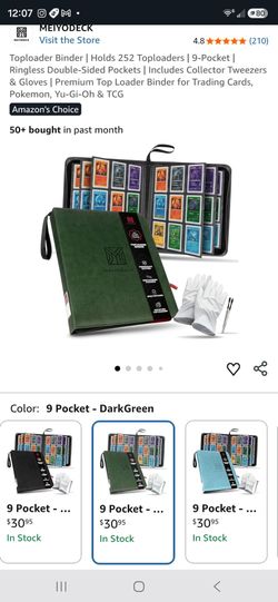 Used meiyodeck top loader binder