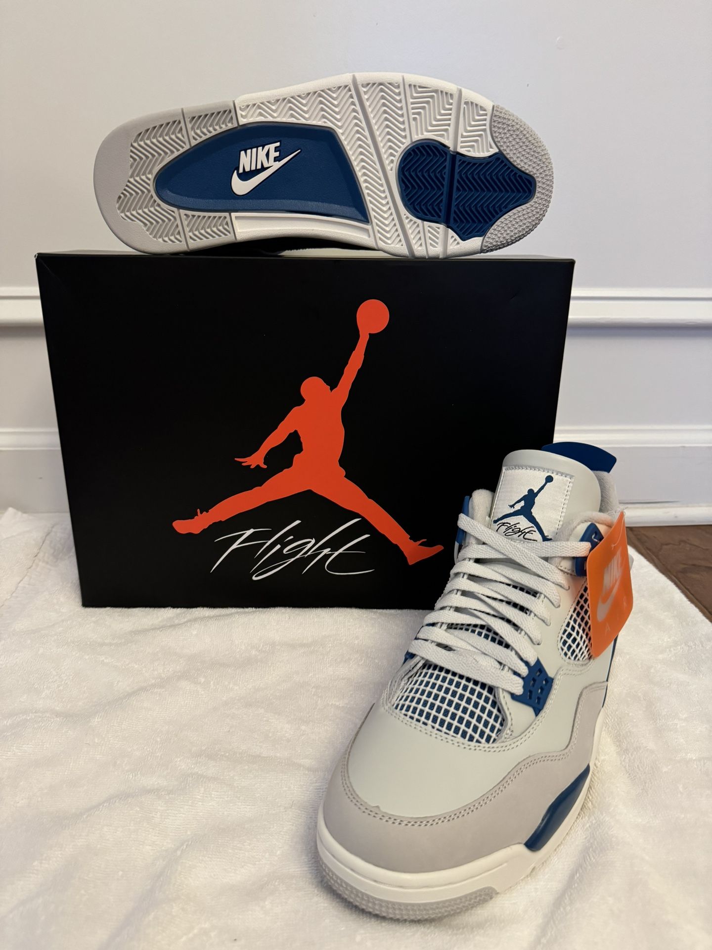 Nike Air Jordan Retro Industrial Military Blue Size 12