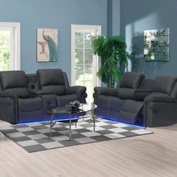 SOFA SET 2PCS  RECLINERS 