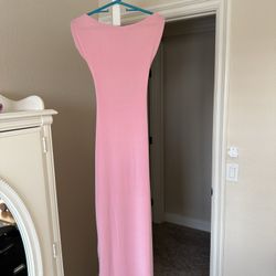 Candy Pink maxi dress