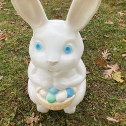 Blow Mold Easter Bunny 