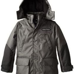 Nautica Heavyweight Grey Big Kids Winter Jacket Size Large * NEGOTIABLE*