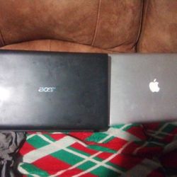 Acer And Apple Mac Book Pro 