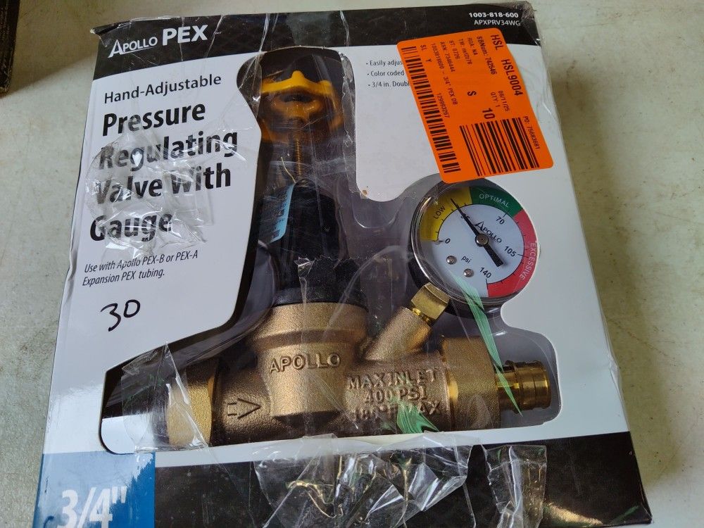Apollo Pex Water Pressure Regulating Valve, Few Available